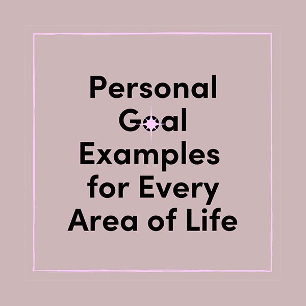 Personal Goal Examples